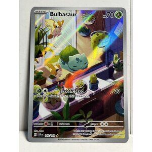 ★★Golding★★ Toys | Rare Bulbasaur Illustration Rare English Pokemon Card